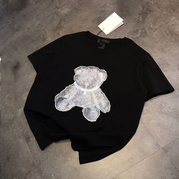 t shirt 21 year brand we11 product reflective front and back luminous bear loose casual short sleeve round neck pullover, White
t shirt 21 year brand we11 product reflective front and back luminous bear loose casual short sleeve round neck pullover, White