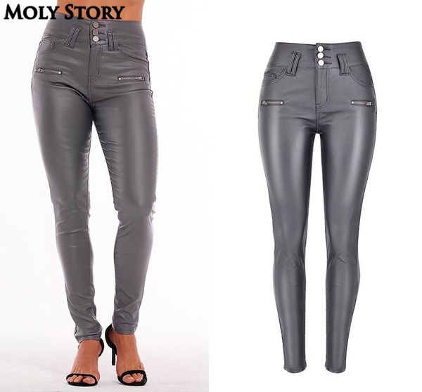 grey pu pant stretchy pants women high waist ladies faux leather jeans plus size pencil women's & capris, Black;white
grey pu pant stretchy pants women high waist ladies faux leather jeans plus size pencil women's & capris, Black;white