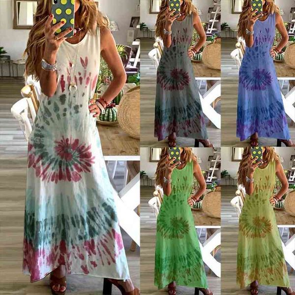 70% sell women casual o neck sleeveless swirl print large hem beach loose long dress, Black;gray
70% sell women casual o neck sleeveless swirl print large hem beach loose long dress, Black;gray