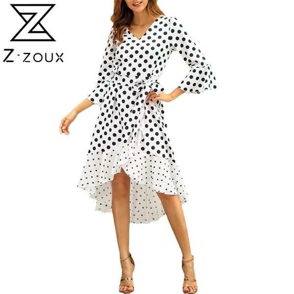 women dress flare sleeve v-neck asymmetry mermaid es plus size vintage dot girls summer 210513, Black;gray
women dress flare sleeve v-neck asymmetry mermaid es plus size vintage dot girls summer 210513, Black;gray