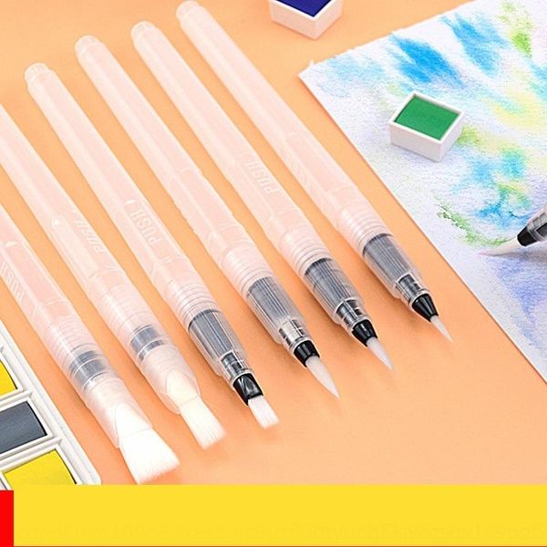 zl4 fountain pen solid pointed flat head soluble color watercolorcolor lead large capacity water storage brush painting pens paint, Black;red
zl4 fountain pen solid pointed flat head soluble color watercolorcolor lead large capacity water storage brush painting pens paint, Black;red