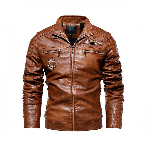 try something in the season | men's leather cloth coat wind motorcycle and psh et, Black
try something in the season | men's leather cloth coat wind motorcycle and psh et, Black