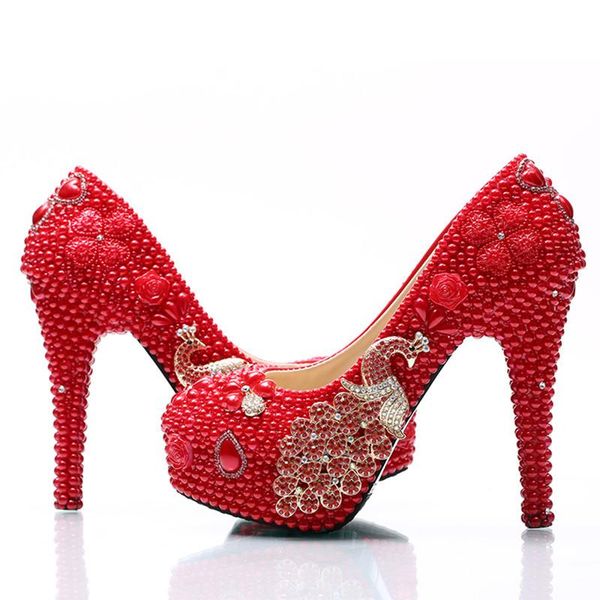 dress shoes 34-45 chinese lucky red custom handmade pearls with phoenix alloy metal decor fashion sparkle high heel wedding bride, Black
dress shoes 34-45 chinese lucky red custom handmade pearls with phoenix alloy metal decor fashion sparkle high heel wedding bride, Black