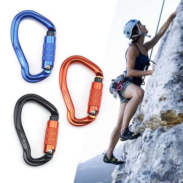 cords, slings and webbing 25kn climbing carabiner d shape buckle lock security safety master screw equipement1
cords, slings and webbing 25kn climbing carabiner d shape buckle lock security safety master screw equipement1