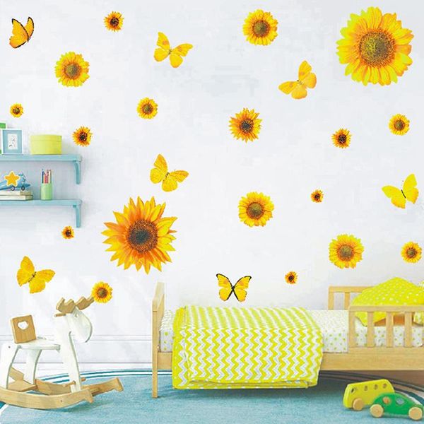 wall stickers pvc yellow sunflower butterfly removable windows room decor decal window living sofa decoration
wall stickers pvc yellow sunflower butterfly removable windows room decor decal window living sofa decoration