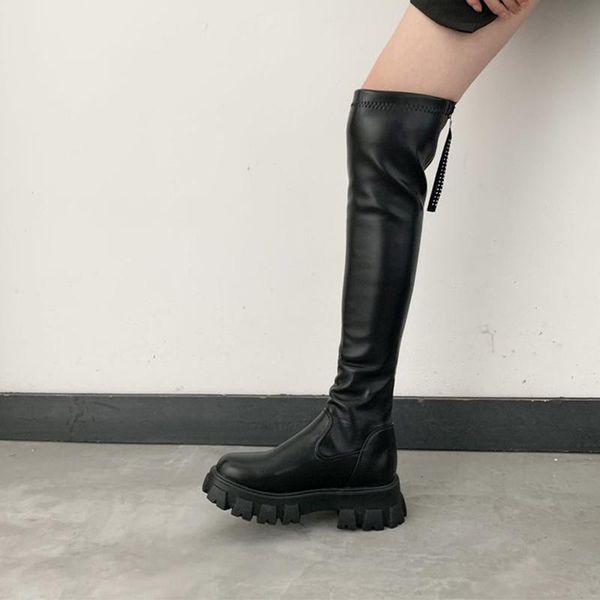 boots ladies shoes women booties botas de mujer thick bottom zipper over the knee round toe women's winter plus velvet, Black
boots ladies shoes women booties botas de mujer thick bottom zipper over the knee round toe women's winter plus velvet, Black