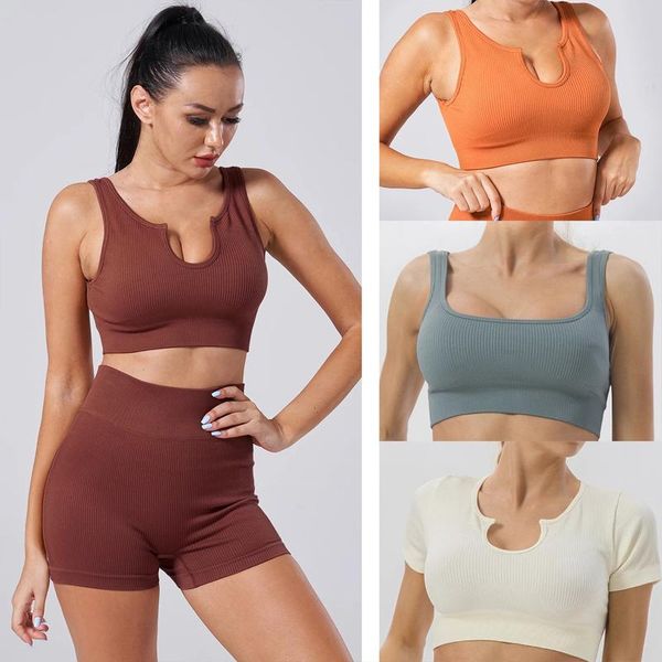 yoga outfit summer sport for woman seamless ribbed set sports bra high waist shorts workout gym leggings women clothing
yoga outfit summer sport for woman seamless ribbed set sports bra high waist shorts workout gym leggings women clothing