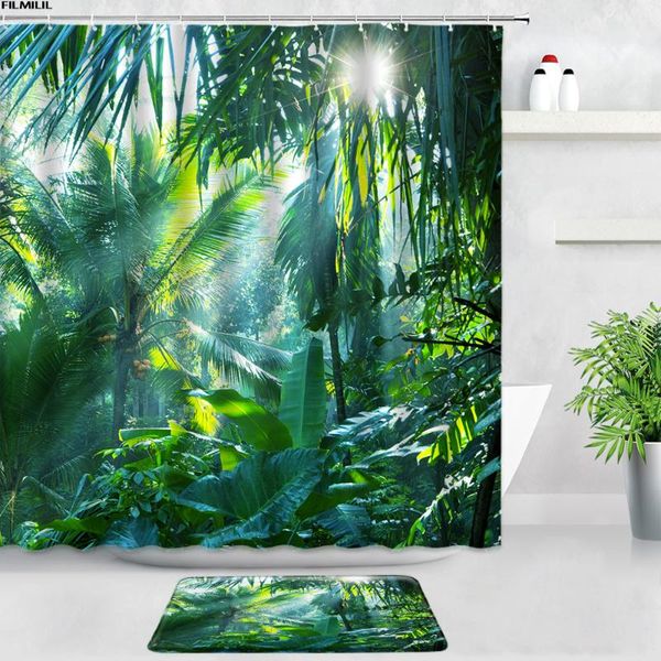 shower curtains tropical rainforest bath mats set green plants palm trees monstera jungle scenery bathroom non-slip rug door pad
shower curtains tropical rainforest bath mats set green plants palm trees monstera jungle scenery bathroom non-slip rug door pad