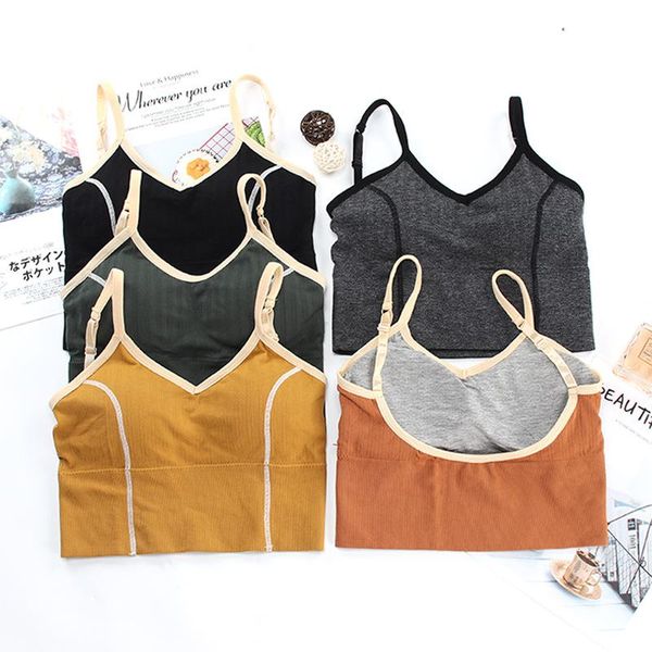 ladies underwear size sports women bra for fitness gym yoga with pad workout indoor wear active high elastic clothing, White;black 
ladies underwear size sports women bra for fitness gym yoga with pad workout indoor wear active high elastic clothing, White;black