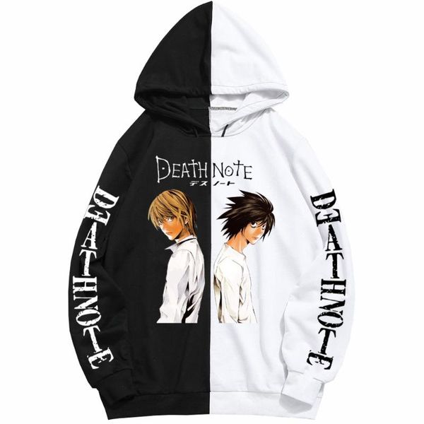 men's hoodies & sweatshirts anime death note black white pullovers long sleeves hoodie
men's hoodies & sweatshirts anime death note black white pullovers long sleeves hoodie