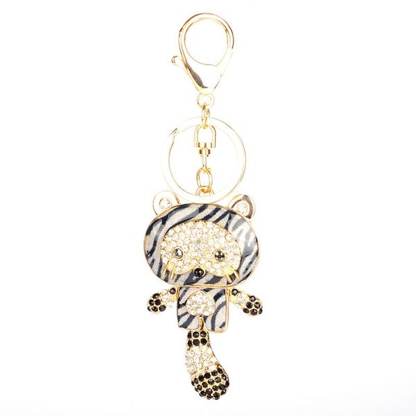 keychains drip alloy keychain chaveiro drop oil glaze cute raccoon rhinestone crystal gold-color stainless key ring, Silver
keychains drip alloy keychain chaveiro drop oil glaze cute raccoon rhinestone crystal gold-color stainless key ring, Silver