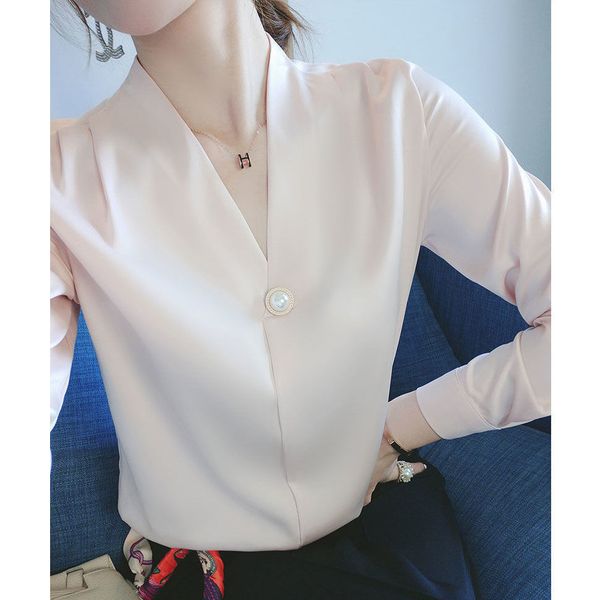 designs v neck shirt spring solid long sleeve shirt woman blusas mujer camisas plus size office lady street shirts xl, White
designs v neck shirt spring solid long sleeve shirt woman blusas mujer camisas plus size office lady street shirts xl, White