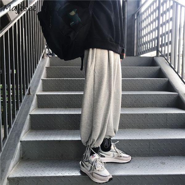 men's men casual pants summer harem solid loose all-match streetwear fashion tie feet hip hop korean style leisure safari-style chic, Black
men's men casual pants summer harem solid loose all-match streetwear fashion tie feet hip hop korean style leisure safari-style chic, Black