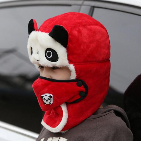 berets 2021 children's winter warm hat cute panda earmuff bomber boy girl riding outdoor plus velvet soft thick beanie, Blue;gray
berets 2021 children's winter warm hat cute panda earmuff bomber boy girl riding outdoor plus velvet soft thick beanie, Blue;gray