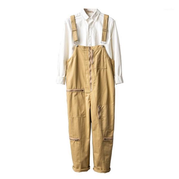 men's pants 2021 overalls mens bib jumpsuits cotton multi-pocket retro hip hop street male black green khaki casual trousers clothing
men's pants 2021 overalls mens bib jumpsuits cotton multi-pocket retro hip hop street male black green khaki casual trousers clothing