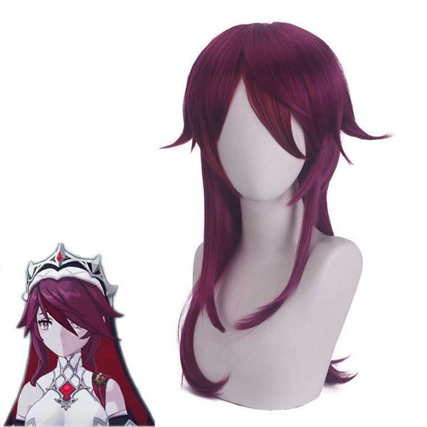 rosalia, original godds of the lord santa, purple highlights rose red upturned modeling cos game wig, Black
rosalia, original godds of the lord santa, purple highlights rose red upturned modeling cos game wig, Black