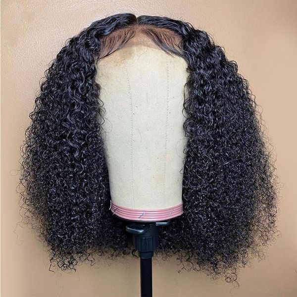 middle part kinky curly short bob synthetic lace front wig jet black color with natural hairline heat resistant for women wigs
middle part kinky curly short bob synthetic lace front wig jet black color with natural hairline heat resistant for women wigs