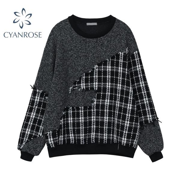 women's hoodies & sweatshirts vintage oversized women korean trendy 2021 autumn casual sweatshirt long sleeve loose female patchwork ha, Black
women's hoodies & sweatshirts vintage oversized women korean trendy 2021 autumn casual sweatshirt long sleeve loose female patchwork ha, Black
