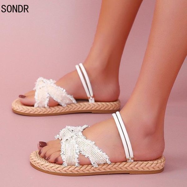 sandals and slippers women's imitation straw twine wear comfortable shoes beach casual women 35-40, Black
sandals and slippers women's imitation straw twine wear comfortable shoes beach casual women 35-40, Black