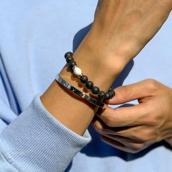 charm bracelets lacteo dark gothic iron chain cuff off openable bangle bracelet for women 2021 fashion trendy natural stone, Golden;silver
charm bracelets lacteo dark gothic iron chain cuff off openable bangle bracelet for women 2021 fashion trendy natural stone, Golden;silver