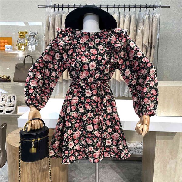 nicho sweet design mori princess floral 2021 bow-up waist wood ear the line skirt dress, Black;gray
nicho sweet design mori princess floral 2021 bow-up waist wood ear the line skirt dress, Black;gray
