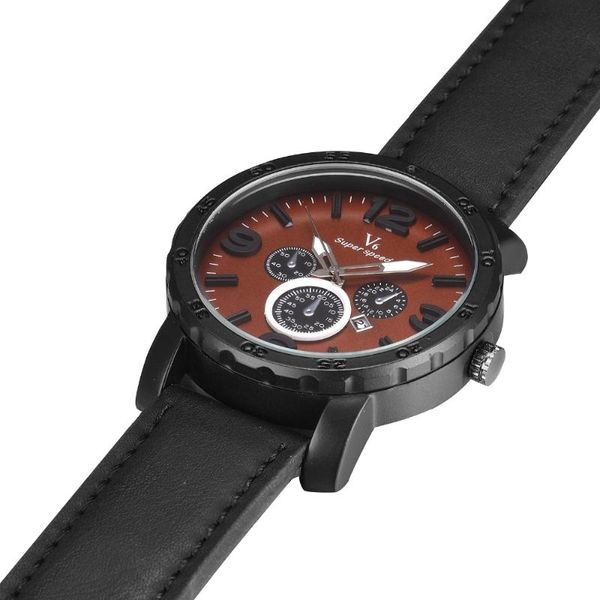 wristwatches v6 military men watches quartz analog leather belt relogio business male clock army calendar waterproof luminous erkek kol saat, Slivery;brown
wristwatches v6 military men watches quartz analog leather belt relogio business male clock army calendar waterproof luminous erkek kol saat, Slivery;brown