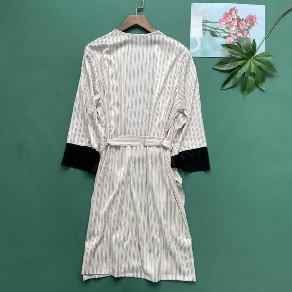 women's sleepwear casual loose nightgown summer women robe kimonno gown lace trim bathrobe striped knee-length home dress nightwear, Black;red
women's sleepwear casual loose nightgown summer women robe kimonno gown lace trim bathrobe striped knee-length home dress nightwear, Black;red