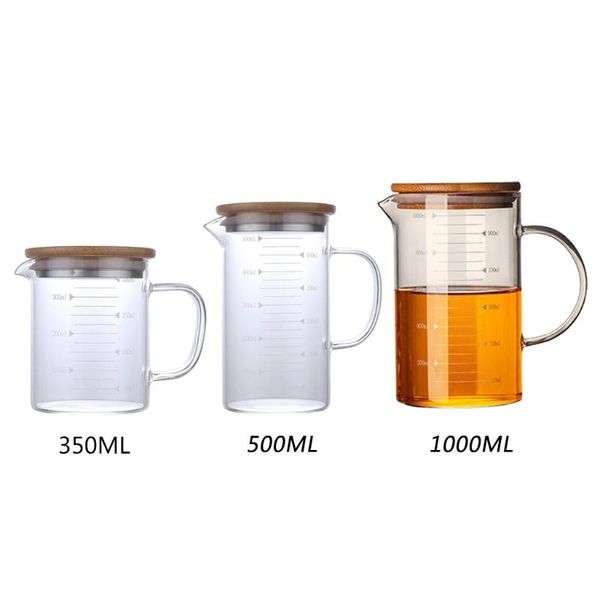 mugs graduated beaker mug with handle and durable bamboo lid borosilicate glass multi-function grade measuring cup
mugs graduated beaker mug with handle and durable bamboo lid borosilicate glass multi-function grade measuring cup