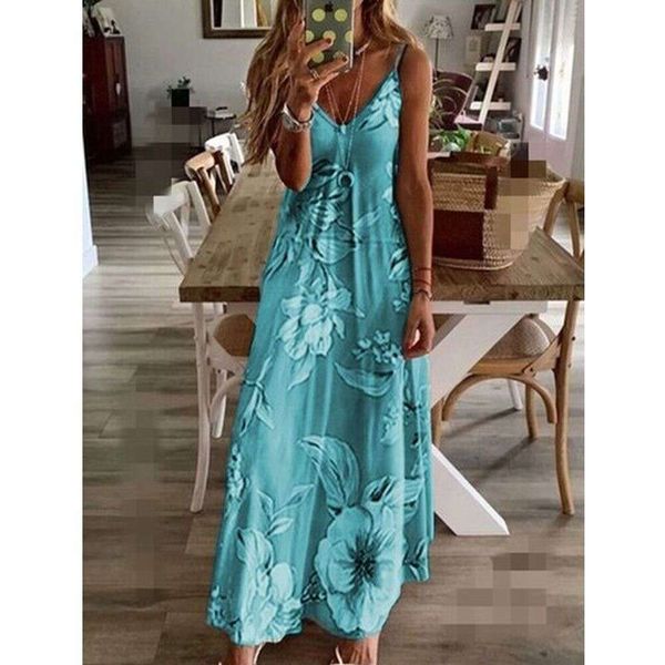 summer new women's fashion v-neck floral printed loose spaghetti straps dress sleeveless elegant maxi dress halter dresses s-5xl, Black;gray
summer new women's fashion v-neck floral printed loose spaghetti straps dress sleeveless elegant maxi dress halter dresses s-5xl, Black;gray