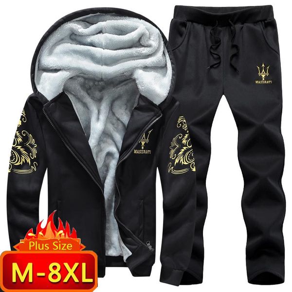 men's tracksuits winter inner fleece hoodies sets casual hooded warm sweatshirts male thicken tracksuit jacket+pant men moleton masculi, Gray
men's tracksuits winter inner fleece hoodies sets casual hooded warm sweatshirts male thicken tracksuit jacket+pant men moleton masculi, Gray