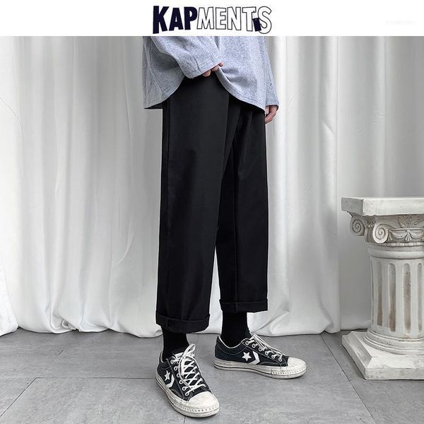men's pants kapments men streetwear straight caual joggers 2021 overalls man kpop tactical male high waist oversized cargo1, Black
men's pants kapments men streetwear straight caual joggers 2021 overalls man kpop tactical male high waist oversized cargo1, Black
