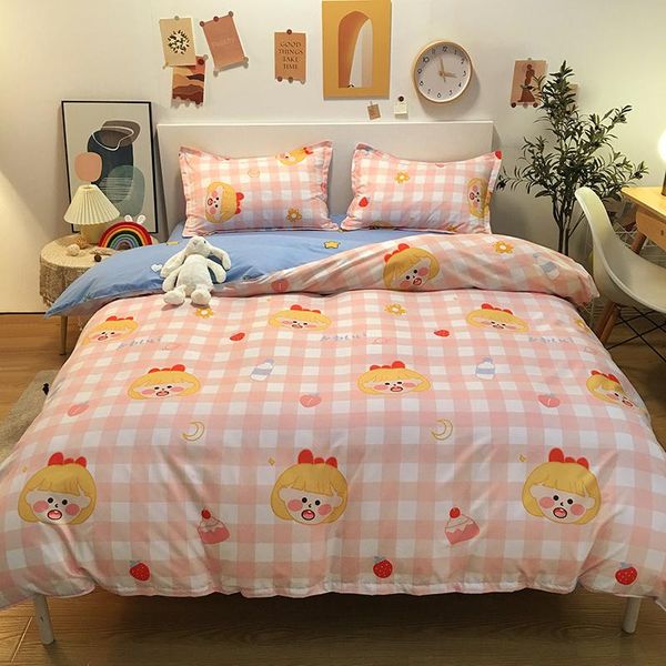 bedding sets cute 4pcs set cotton bed cover sheet duvet pillowcase linen bedclothes
bedding sets cute 4pcs set cotton bed cover sheet duvet pillowcase linen bedclothes
