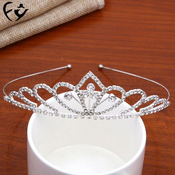 hair clips & barrettes the latest fashion trend of 2021 korean children's favorite crown princess headdress cute headband, Golden;silver