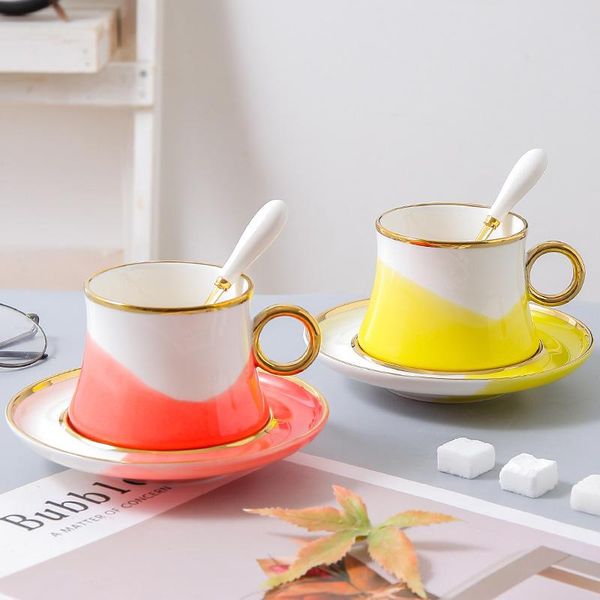 cups & saucers nordic creativedichromatic porcelain cup with saucer spoon special ceramic coffee tea mug plate unique gifts for friends her
cups & saucers nordic creativedichromatic porcelain cup with saucer spoon special ceramic coffee tea mug plate unique gifts for friends her