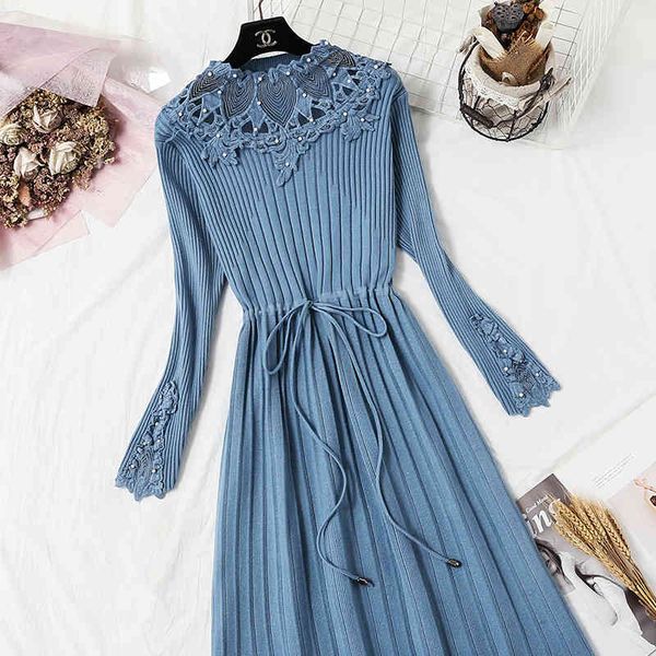 casual dresses women knitted sweater long es stitching lace crochet beading slim ladies urban drawstring skid, Black;gray
casual dresses women knitted sweater long es stitching lace crochet beading slim ladies urban drawstring skid, Black;gray