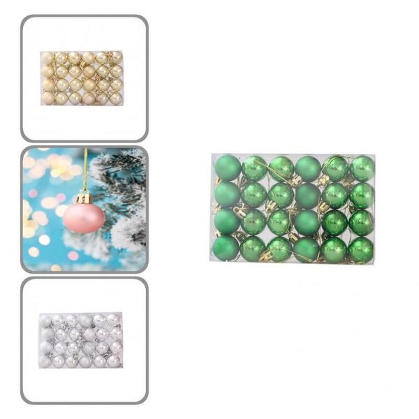 party decoration 24pcs/box electroplated surface fine workmanship easy to apply lightweight glitter christmas hanging balls
party decoration 24pcs/box electroplated surface fine workmanship easy to apply lightweight glitter christmas hanging balls
