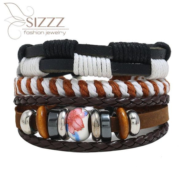 charm bracelets sizzz 2021 beaded combination leather vintage woven rope diy three-piece bracelet&bangles for women/men, Golden;silver
charm bracelets sizzz 2021 beaded combination leather vintage woven rope diy three-piece bracelet&bangles for women/men, Golden;silver