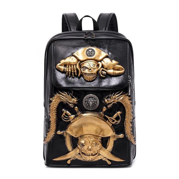 backpack vintage rock 3d pirat pu leather halloween party big school lapback packs cool travel large capacity rivets bags
backpack vintage rock 3d pirat pu leather halloween party big school lapback packs cool travel large capacity rivets bags