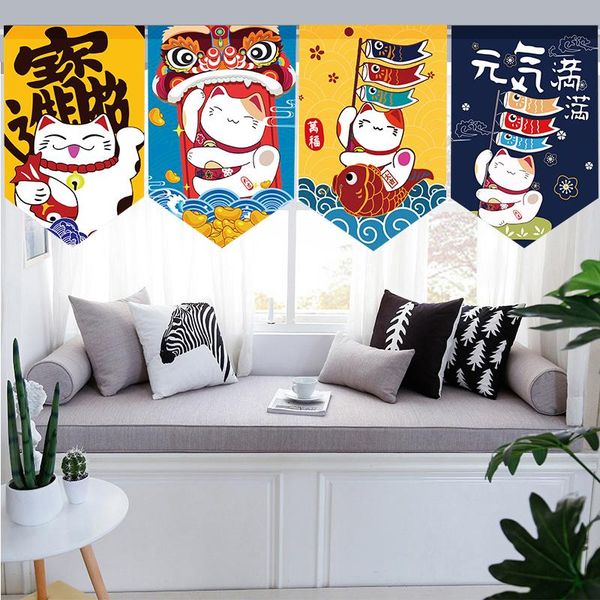 japanese partition triangle flag curtain kitchen shade lucky cat short doorway decoration small & drapes
japanese partition triangle flag curtain kitchen shade lucky cat short doorway decoration small & drapes