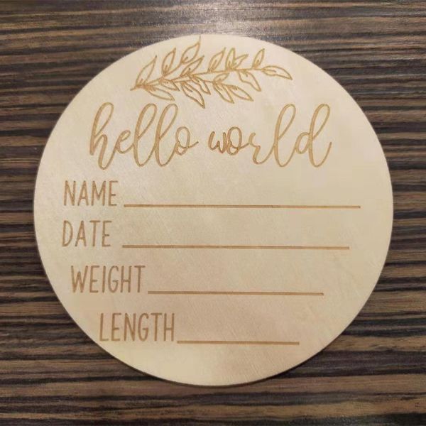 10pcs wood milestone card hello world wooden personalized baby announcement plaque sign pgraphy props shower gift
10pcs wood milestone card hello world wooden personalized baby announcement plaque sign pgraphy props shower gift