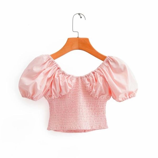 women off shoulder blouse and slash neck elastic candy color short style puff sleeve slim high waist 210430, White
women off shoulder blouse and slash neck elastic candy color short style puff sleeve slim high waist 210430, White
