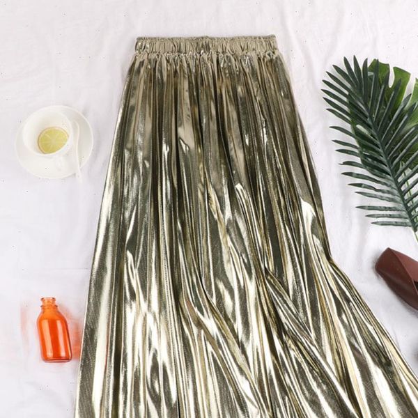 fashion women skirt womens metallic reflective pleated summer casual high waist midi ladies party club gold silver a line, Black
fashion women skirt womens metallic reflective pleated summer casual high waist midi ladies party club gold silver a line, Black