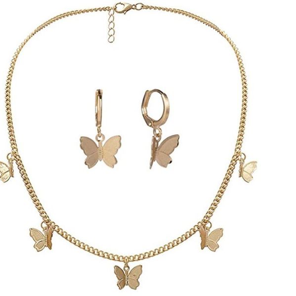 chokers vintage multilayer pendant butterfly necklace for women butterflies star charm choker necklaces boho fashion gift earrings, Golden;silver
chokers vintage multilayer pendant butterfly necklace for women butterflies star charm choker necklaces boho fashion gift earrings, Golden;silver
