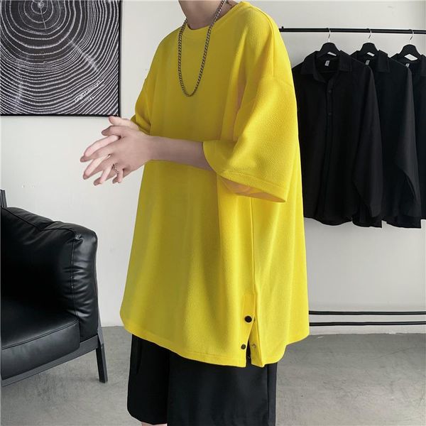 short sleeved men's trendy loose shirt bottoming summer half-sleeved t-shirt simple t-shirts, White;black
short sleeved men's trendy loose shirt bottoming summer half-sleeved t-shirt simple t-shirts, White;black