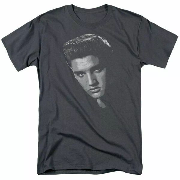 elvis presley american idol t shirt mens licensed the king tee charcoal, White;black
elvis presley american idol t shirt mens licensed the king tee charcoal, White;black