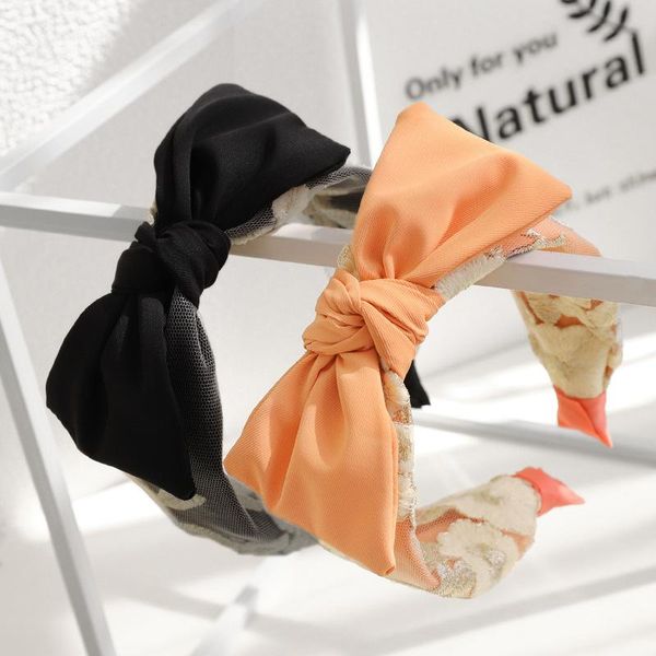 korean fashion product hairband solid color bow wide-brimmed headband hairpin mesh embroidery female headdress hair bundle accessories, Slivery;white
korean fashion product hairband solid color bow wide-brimmed headband hairpin mesh embroidery female headdress hair bundle accessories, Slivery;white