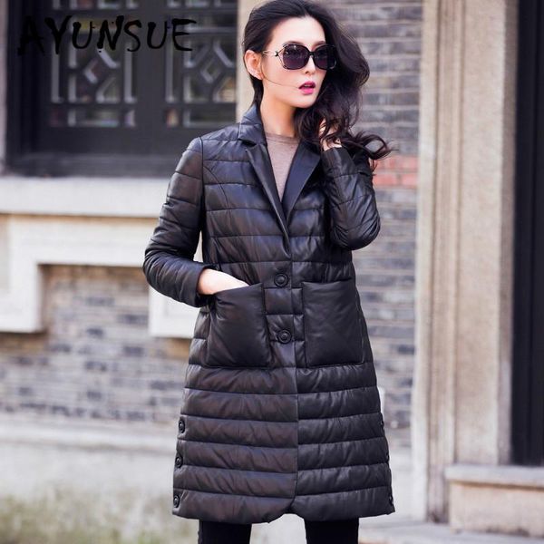 women's leather & faux real jacket women clothes 2021 genuine sheepskin coat duck down winter chaqueta mujer dvn15d0126 yy2280, Black
women's leather & faux real jacket women clothes 2021 genuine sheepskin coat duck down winter chaqueta mujer dvn15d0126 yy2280, Black
