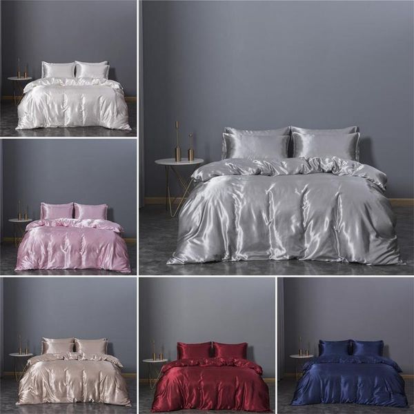 bedding sets upgraded 100% satin silk set luxury quilt duvet cover and pillowcase bed sheet single silky bedclothe double
bedding sets upgraded 100% satin silk set luxury quilt duvet cover and pillowcase bed sheet single silky bedclothe double