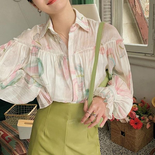 women's blouses & shirts summer 2021 peach pattern folds long sleeve holiday style shirt bohemian, White
women's blouses & shirts summer 2021 peach pattern folds long sleeve holiday style shirt bohemian, White