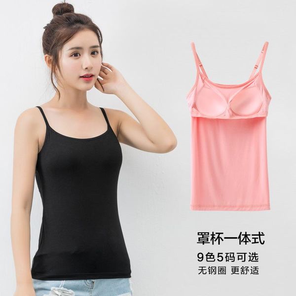 women's tanks & camis do not wear a bra outside the one-piece bottom underwear halter vest women large size drop with breast pad, White
women's tanks & camis do not wear a bra outside the one-piece bottom underwear halter vest women large size drop with breast pad, White